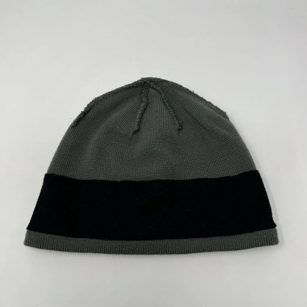 Marmot Fleece Beanie Winter Hat Skull Cap Gray Men's O/S